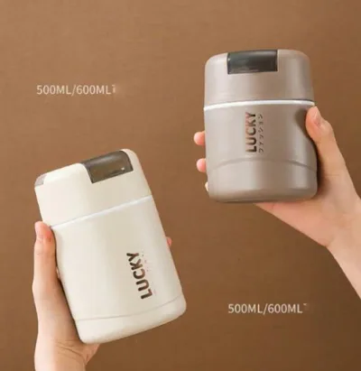 大容量 フードポット 500ml お弁当箱 タンブラー ステンレス 保冷 保温 真空二重構造 フードジャー 魔法瓶 保温弁当箱 スープボトル 600ml お弁当箱 ランチポット フードジャー スープ入れ スープマグ スープジャー