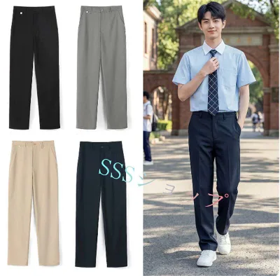 新色追加 学生服 ズボン 制服 男子制服 スクール パンツフォーマル 学生ズボン メンズファッション 通学 学生服キッズ ジュニア 春秋冬ズボン スラックス メンズ チェック柄 スクール 制服 高校生 お受験入学 卒業 130 -4XL