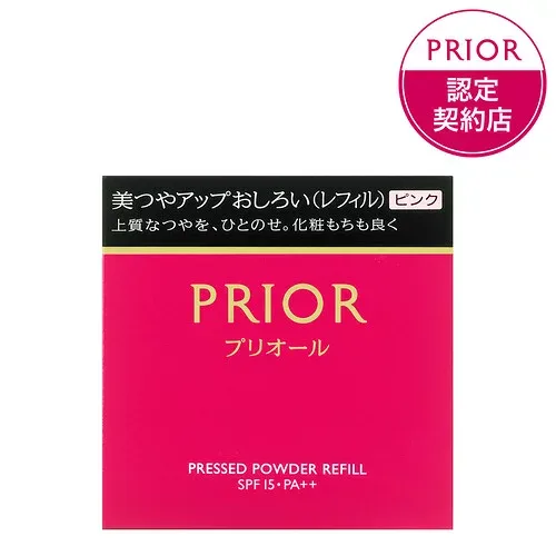 資生堂(SHISEIDO) プリオール ベースメーク 美つやアップおしろい (レフィル) ピンク (9.5g)
