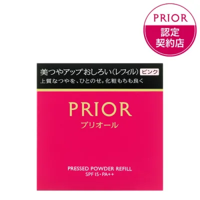 資生堂(SHISEIDO) プリオール ベースメーク 美つやアップおしろい (レフィル) ピンク (9.5g)