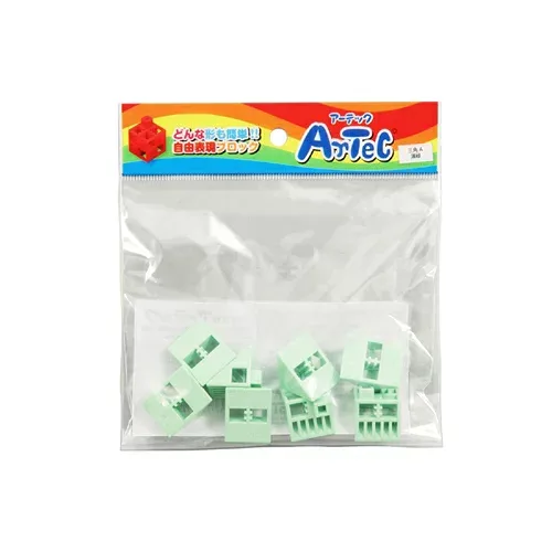 アーテック Artecブロック 三角A 8P 薄緑 77807