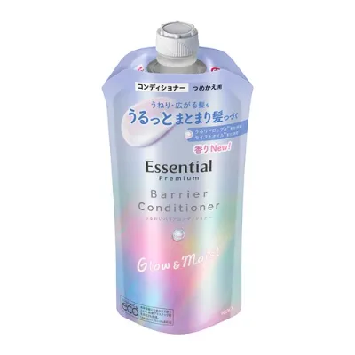花王 エッセンシャル プレミアム うるおいバリアコンディショナー グロウ&モイスト つめかえ用 340ml