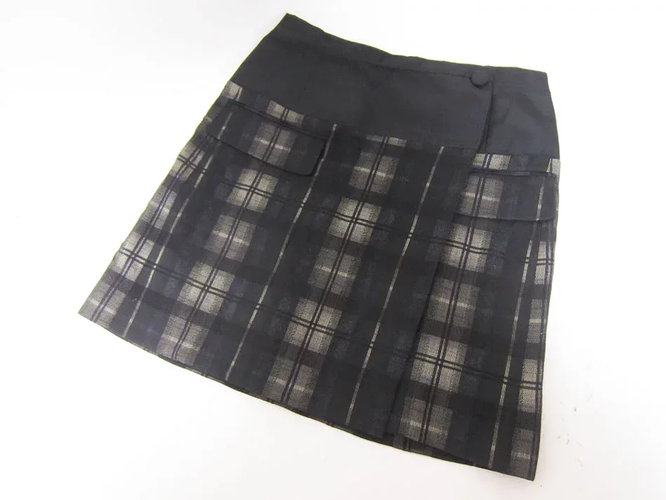 Chloe クロエ スカート ミニスカート レディース ボトムス JUPE GRIS VERT 36 タグ付き 10AJU18-10A045 超美品【中古】