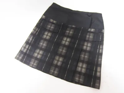 Chloe クロエ スカート ミニスカート レディース ボトムス JUPE GRIS VERT 36 タグ付き 10AJU18-10A045 超美品【中古】