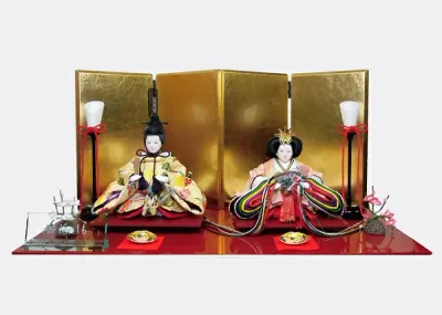 牡丹鳳凰 京15番 親王飾り雛人形 ひな人形 初節句 ひな祭り お祝い 桃の節句 コンパクト お雛様 海外へのお土産 お祝い 日本伝統 日本文化 日本土産 プレゼント ギフト 上品 こだわり シンプル スタンダード 伝統 コンパクト