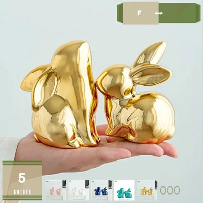 置物 モダン インテリアオブジェ アニマル 小物 雑貨 置き物 アジアン雑貨 かわいい おしゃれ セラミック 家庭用 動物の置物 ホームデコ