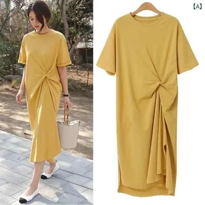 ワンピース レディース 半袖 ロング丈 Aライン 体型カバー マキシ丈 カジュアル 無地 クルーネック ゆったり 着痩せ 体系カバー 普段着 お出かけ 動きやすい 大きいサイズ