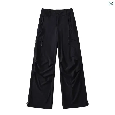 カーゴパンツ レディース ワイドパンツ ハイウエスト ボトムス 多ポケット ワークパンツ ゆったり ストリート系 ロング丈 カジュアルパンツ 体型カバー おしゃれ 無地 動きやすい ズボン
