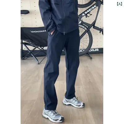 ロングパンツ メンズ カーゴパンツ アウトドアパンツ 撥水 防風 ストレッチ 登山 釣り ワークパンツ 多機能 ポケット付き 軽量 ウエストゴム 動きやすい 作業着 防汚 通気性 サバイバル キャンプ ズボン