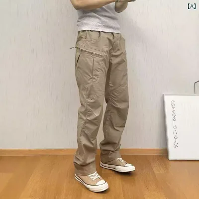 カーゴパンツ メンズ ストレッチパンツ 作業着 ミリタリーパンツ ロング丈 多機能 ポケット付き カジュアルパンツ 撥水 速乾 ワークパンツ アウトドア 登山 サバイバル 動きやすい 耐久性