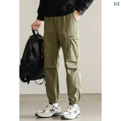 カーゴパンツ メンズ ロングパンツ 裏起毛 ワークパンツ ワイドシルエット 防寒 ボトムス ストリート系 ズボン 作業着 アウトドア カジュアル 動きやすい 暖か 防風 通学 通勤 ゆったり