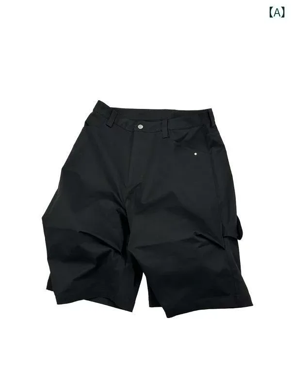ショートパンツ メンズ ハーフパンツ カーゴパンツ 七分丈 ワークパンツ 膝丈 ボトムス 立体ポケット ワイドシルエット ゆったり ストレッチ性 動きやすい アウトドア キャンプ 作業着
