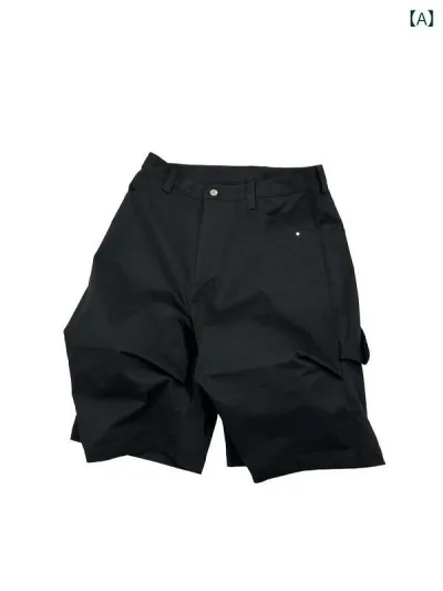 ショートパンツ メンズ ハーフパンツ カーゴパンツ 七分丈 ワークパンツ 膝丈 ボトムス 立体ポケット ワイドシルエット ゆったり ストレッチ性 動きやすい アウトドア キャンプ 作業着