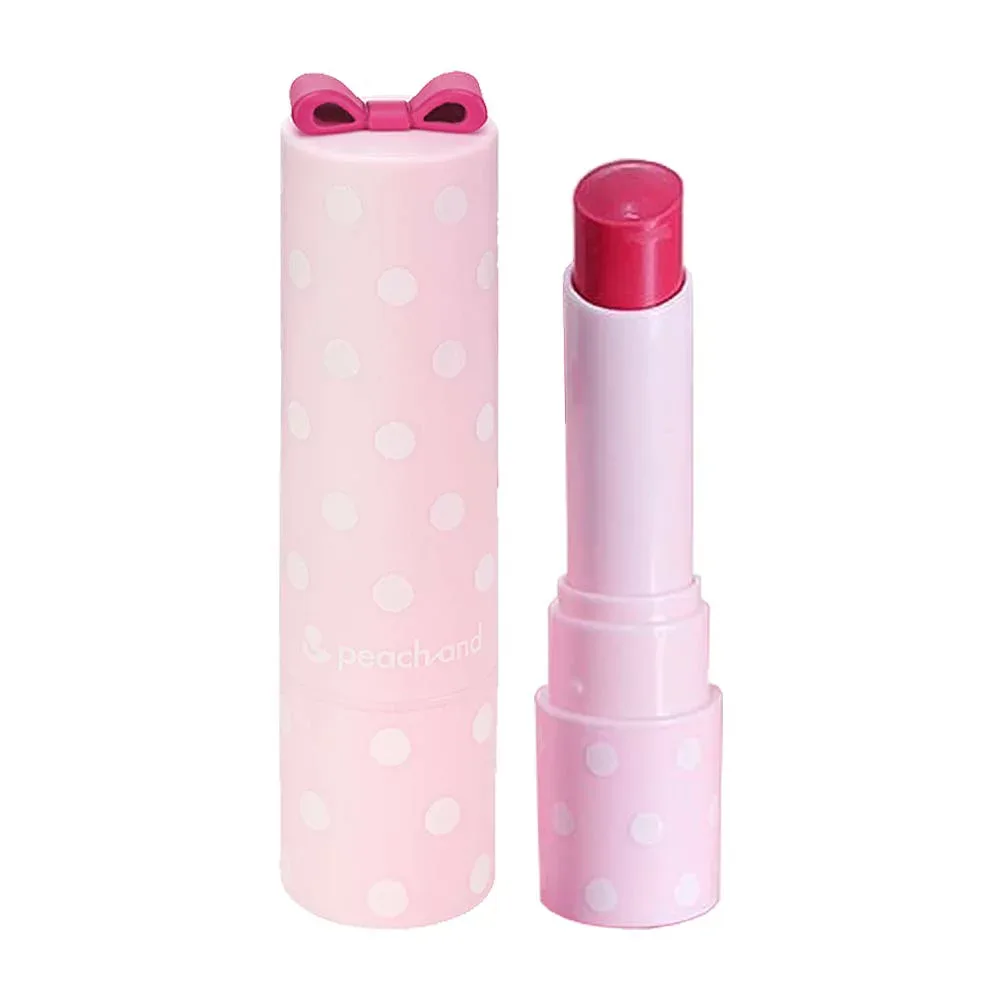 Peachand 子ども用 リップクリーム ピーチアンド プリンセスリップカラースティック 安全成分 キッズコスメ 子供化粧品 子供用 口紅 色つき ピンク プレゼント 保湿 女の子 コスメ メイク 人