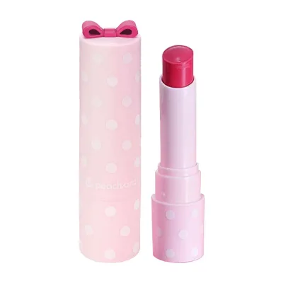 Peachand 子ども用 リップクリーム ピーチアンド プリンセスリップカラースティック 安全成分 キッズコスメ 子供化粧品 子供用 口紅 色つき ピンク プレゼント 保湿 女の子 コスメ メイク 人