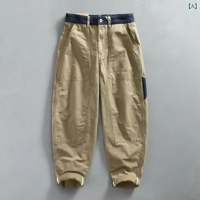 ワークパンツ メンズ カジュアル カーゴパンツ ストレート ボトムス シンプル 定番 ベーシック 無地 リラックス スタンダード ズボン 普段使い 日常使い 定番