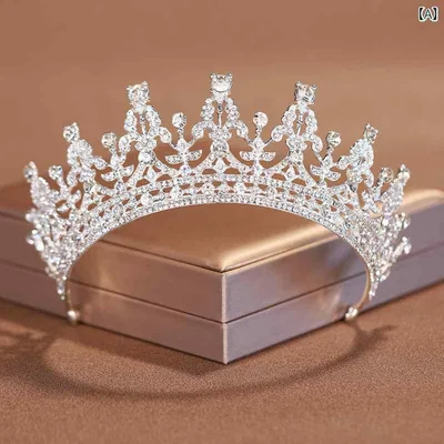 ティアラ レディース 王冠 ヘアアクセサリー ブライダル ウェディング 結婚式成人式誕生日発表会ドレスパーティー記念日ヘッドドレスプリンセスシンプルベーシック定番ナチュラルカジュアルスタンダード