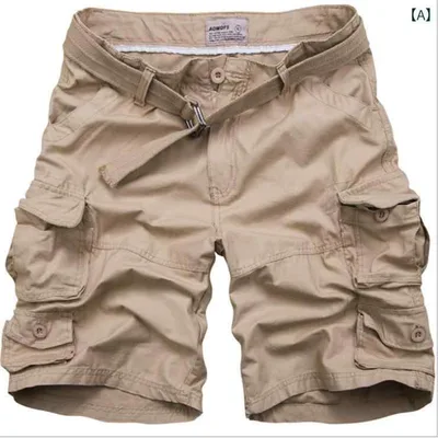 ハーフパンツ メンズ カーゴショーツ ワークパンツ ワイド 無地 カジュアル ミリタリー 多機能 ポケット 膝丈 5分丈 ボトムス 夏服 キャンプ 釣り 作業着 スポーツ コットン 丈夫 通気性 ストリート