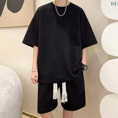 セットアップ メンズ 上下セット 半袖 Tシャツ ハーフパンツ ゆったり 大きいサイズ スポーツ カジュアル ルームウェア 夏服 部屋着 無地 シンプル トレーニング 2点セット 涼しい 快適 軽量 運動着