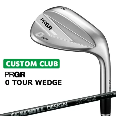 メーカーカスタム プロギア 0 TOUR WEDGE 2026 ツアー ウェッジ 右用 RAUNE WEDGE カーボンシャフト PRGRメーカー正規カスタム 受注生産