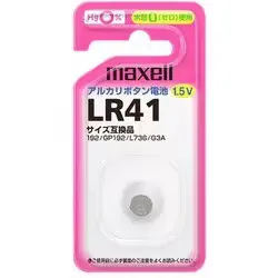 マクセル Maxell アルカリボタン電池 1個 LR41・1BS