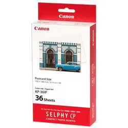 キヤノン Canon SELPHY CPシリーズ用 カラーインク/ペーパーセット ポストカード KP-36IP