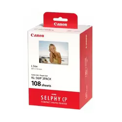 SELPHY CPシリーズ用 カラーインク/ペーパーセット L判 KL-36IP 3PACK