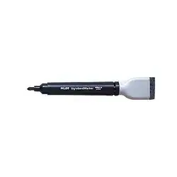 パイロット PILOT ボードマーカー 中字・イレーザー付 1.8~2.2mm ブラック WBME-15M-B