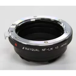 RAYQUAL レイクォール マウントアダプター レンズ側:ニコンF ボディ側:ライカM NF-LM(NEW/TYPE240対応)