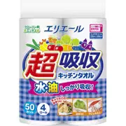 超吸収キッチンタオル 50カット 4ロール