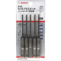 ボッシュ BOSCH ボッシュ SDSプラス S4 (1S(PK)=5本入) S4043110/5