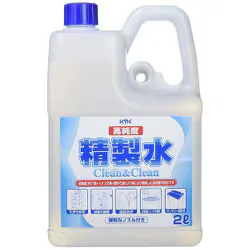 古河薬品工業 KYK 高純度精製水 クリーン&クリーン 2L 02-101