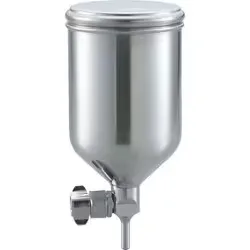 トラスコ中山 TRUSCO フリーアングル塗料カップ 重力式用 容量0.4L 脚付 TGC-04FA