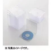 Blu-ray DVD CDケース 1枚収納 スリム5mm ジャケット収納対応 省スペース設計 50枚組 クリア CCD-JSCS50CR