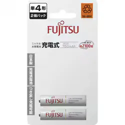 充電池 単4形 スタンダード 750mAh 2本 HR-4UTC(2B)