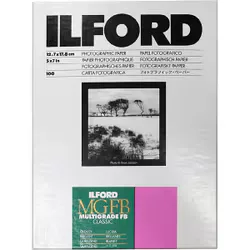 イルフォード ILFORD モノクロバライタペーパー 5×7インチ 12.7×17.8cm 100枚入り MGFB 1K 5X7 100