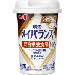 明治メイバランスミニカップ コーヒー味 6大栄養素が摂れる「総合栄養食品」