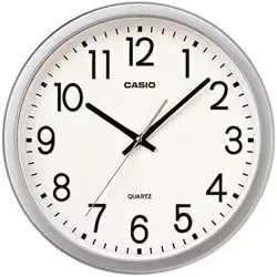 カシオ CASIO 壁掛け時計 シルバー IQ-77-8JF