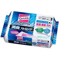 マジックリン トイレ用そうじシート トイレクイックル 消臭ストロング つめかえ用 10枚入×2個