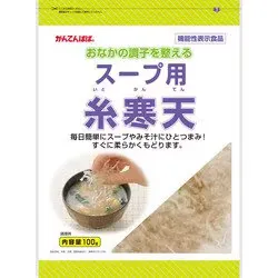 伊那食品 かんてんぱぱ スープ用糸寒天 100g