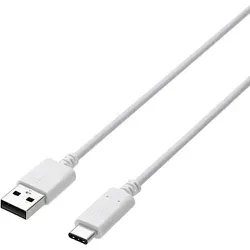 エレコム ELECOM スマートフォン用USBケーブル USB(A-C) 認証品 1.0m ホワイト MPA-AC10NWH