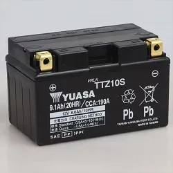 台湾YUASA バイク用バッテリー 電解液注入済 TTZ10S 台湾ユアサ