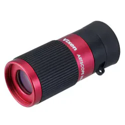ビクセン Vixen 6倍単眼鏡 アートスコープ 16mm レッド H6×16