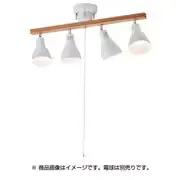 4灯 シーリングライト ホワイト 電球別売り LT-YN40AW-W