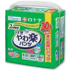 白十字 サルバ やわ楽パンツ L-LLサイズ 30枚入