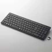 ワイヤレスコンパクトキーボード/パンタグラフ式/薄型/日本語配列/ブラック TK-FDP099TBK