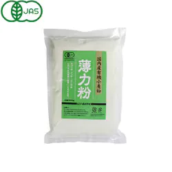 ムソー 国内産有機小麦粉 薄力粉 500g