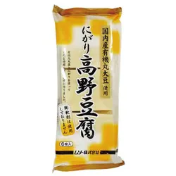 ムソー 有機大豆使用にがり高野豆腐 6枚