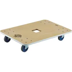 トラスコ中山 TRUSCO TRUSCO 木製平台車 ジュピター 800X550 φ100 300KG JUP-800-300