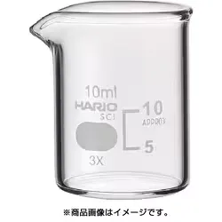 ハリオ HARIO ビーカー 目安目盛付 10ml B-10-SCI